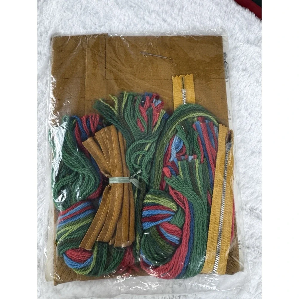 Vtg Bucilla Crewel Embroidery Kit #2419 Giant‎ Zinnias 16